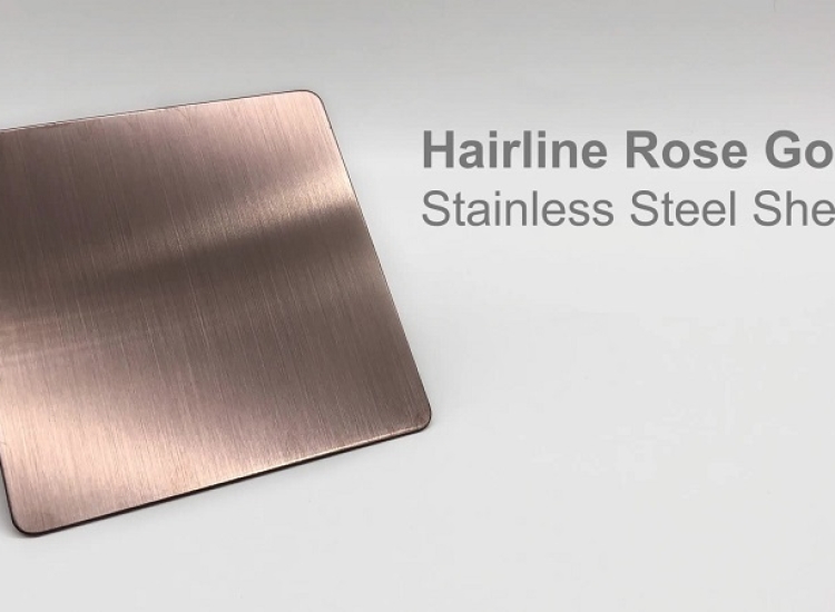 TẤM INOX XƯỚC VÀNG HỒNG