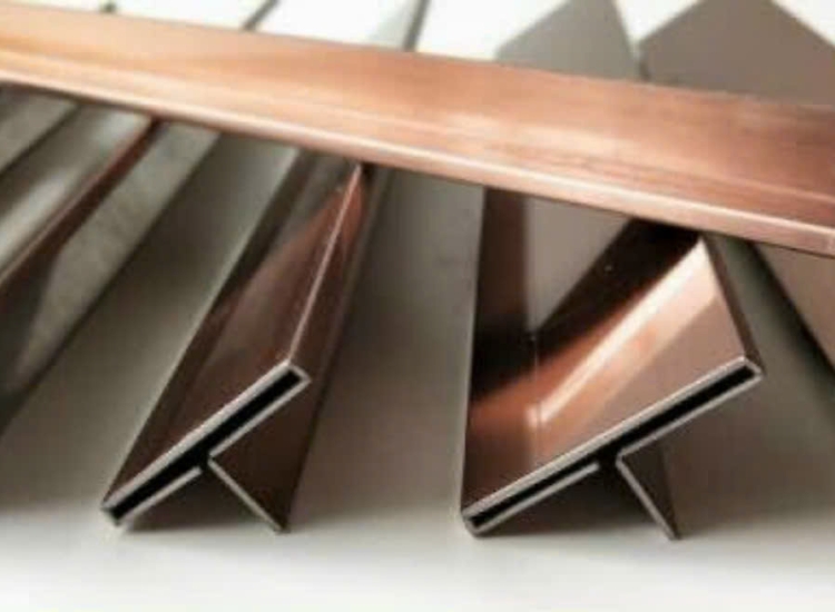 NẸP TRANG TRÍ CHỮ T - INOX MÀU