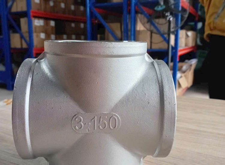 CHỮ THẬP REN INOX 304, 316 ( TỨ THÔNG INOX )