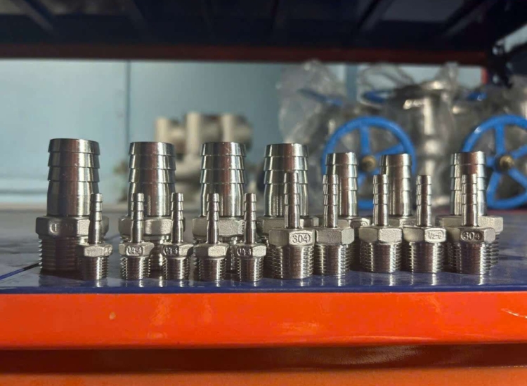 NỐI 1 ĐẦU REN NGOÀI INOX 304, 316