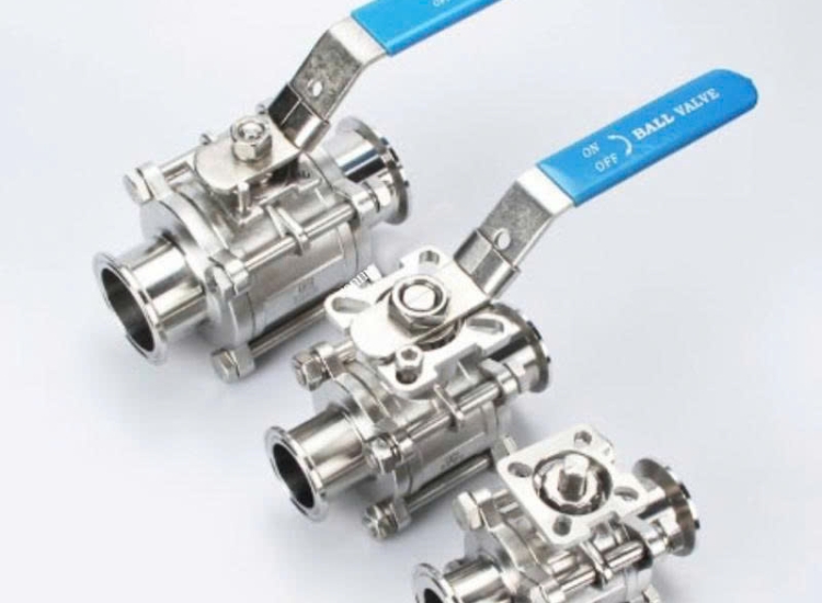 VAN BI INOX VI SINH TAY GẠT 304|316 - M&S, M&S SANITARY STAINLESS STEEL BALL VALVE 304|316