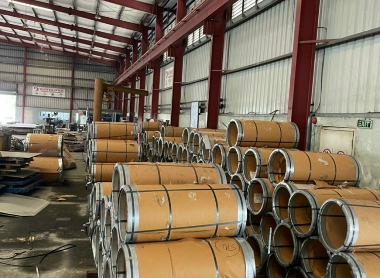 TẤM INOX 304 2B DÀY 2.5MM