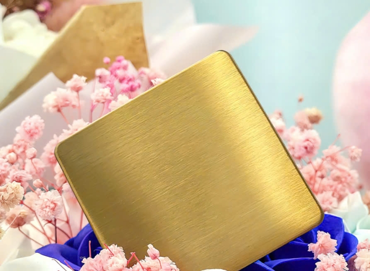 TẤM INOX XƯỚC VÀNG