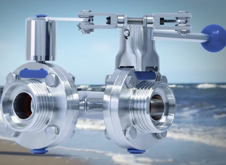 VAN BƯỚM INOX VI SINH CHỮ T M&S|M&S-T-butterfly valves